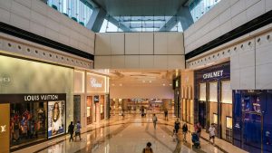 lojas físicas em centro comercial
